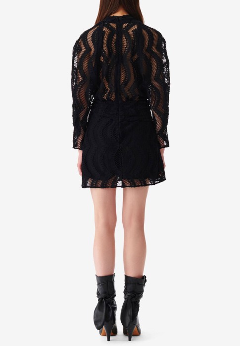 платье  из франции вид сбоку