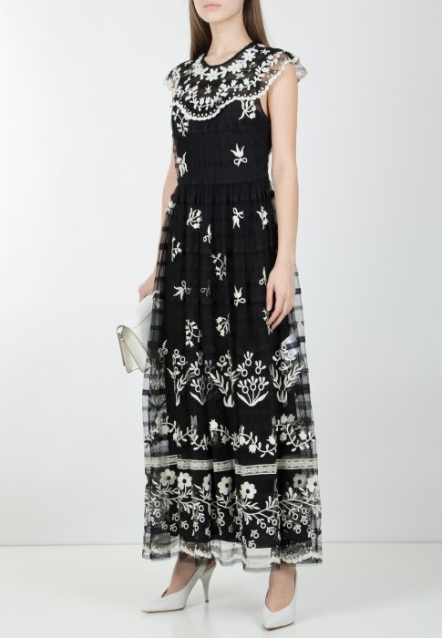 платье  из италии вид сбоку