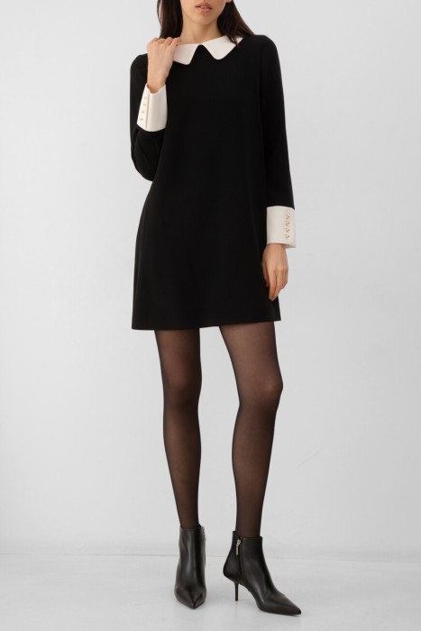 платье  из полиэстера спереди