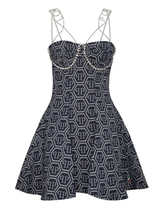 платье  от бренда philipp plein вид слева