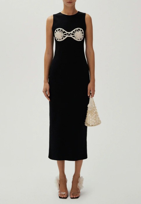 платье  из италии вид сбоку