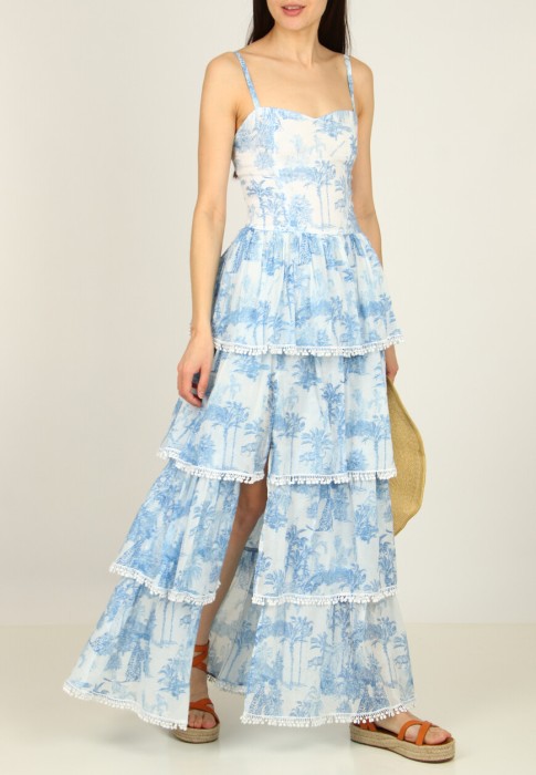 платье  от бренда positano couture by blitz вид слева