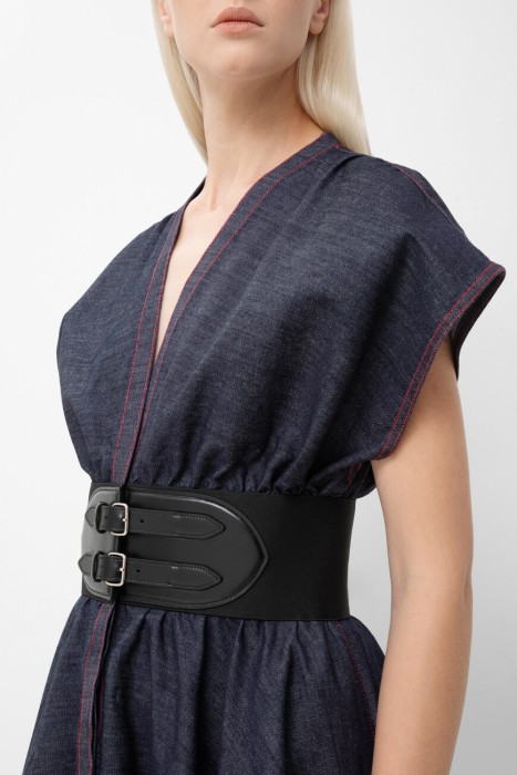 платье  из франции вид сбоку