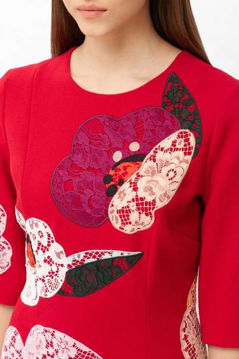 платье  из италии вид сбоку