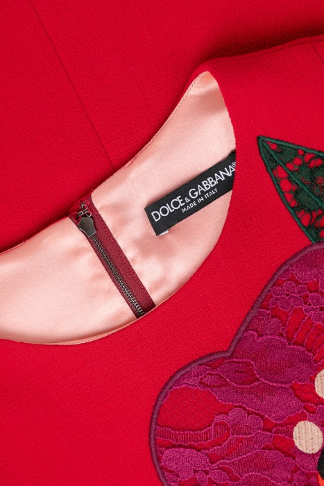 платье  из хлопка спереди