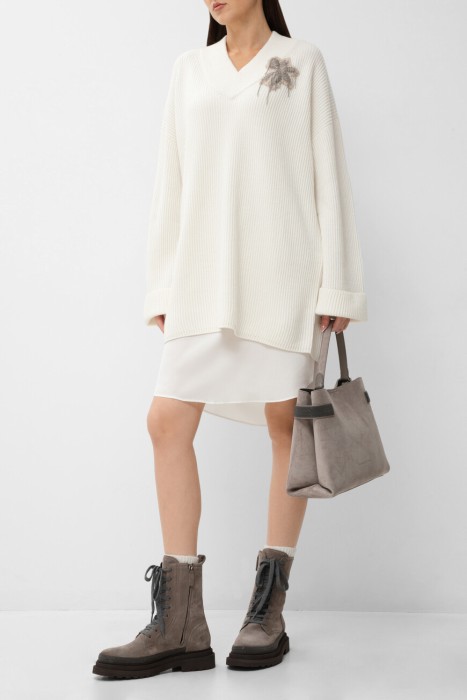 платье  из кашемира спереди