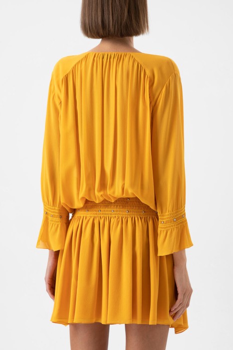 платье  из франции вид сбоку