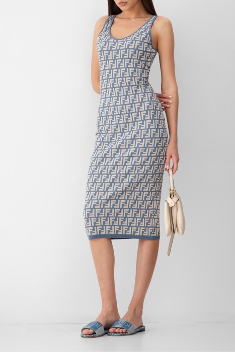 платье  из хлопка спереди