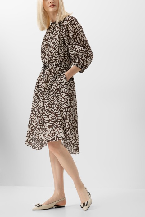 платье  из хлопка спереди