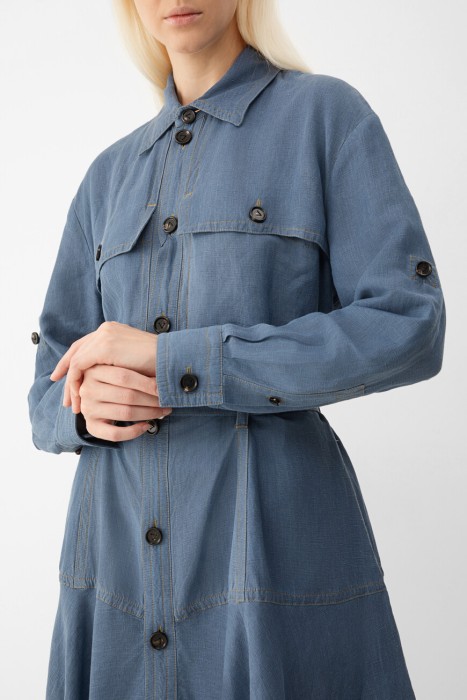 платье  из италии вид сбоку