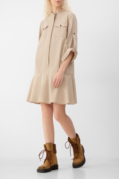 платье  из хлопка спереди