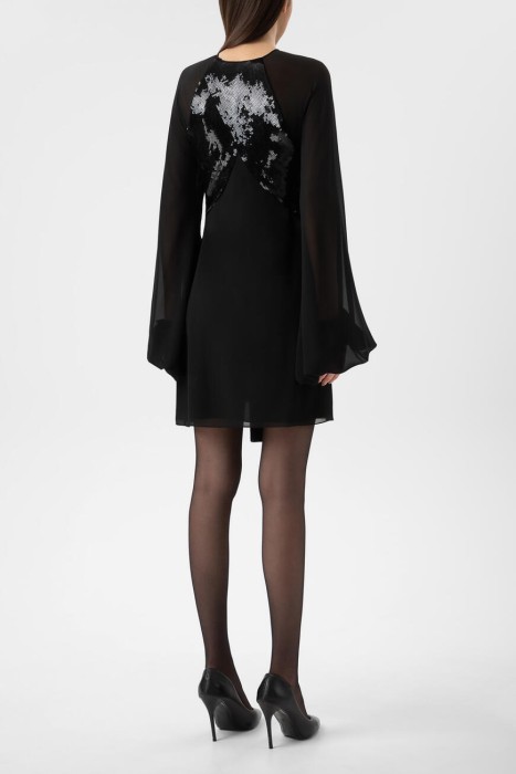 платье  из франции вид сбоку