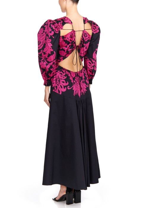 платье  из италии вид сбоку