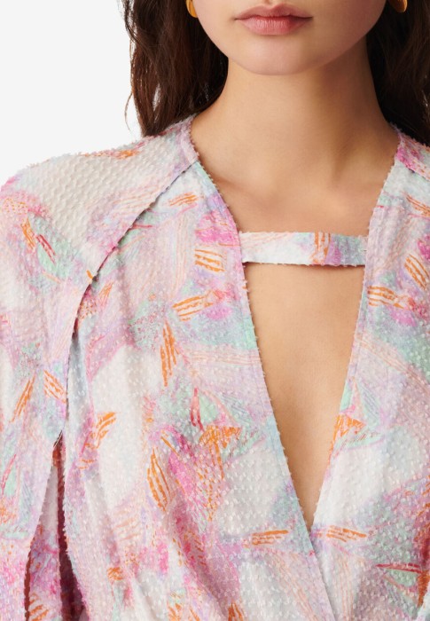 платье  из франции вид сбоку