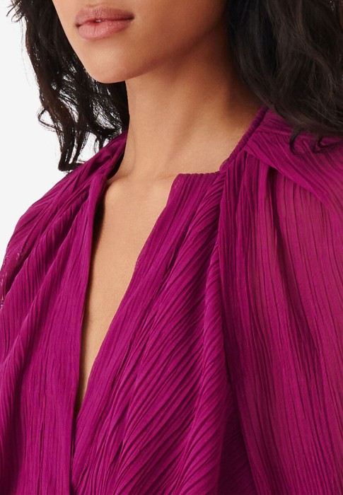 платье  из франции вид сбоку