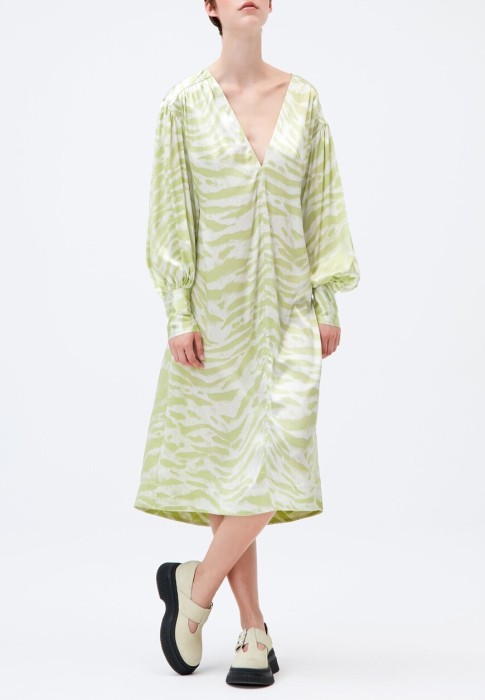 платье  от бренда ganni вид слева