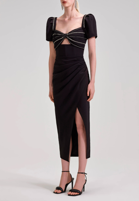 платье  от бренда self-portrait вид слева