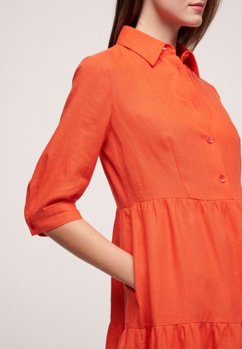 платье  из италии вид сбоку