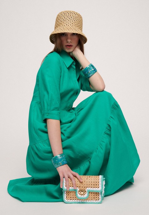 платье  из италии вид сбоку