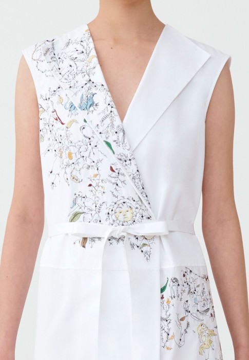 платье  от бренда fabiana filippi вид слева