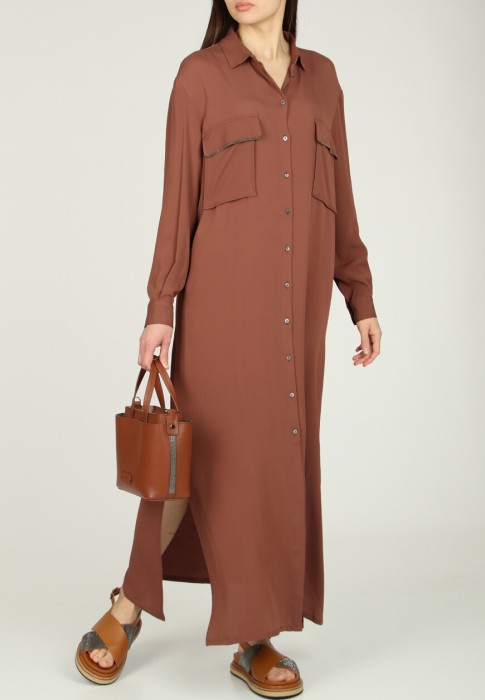 платье  от бренда fabiana filippi вид слева