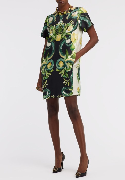 платье  от бренда roberto cavalli вид слева