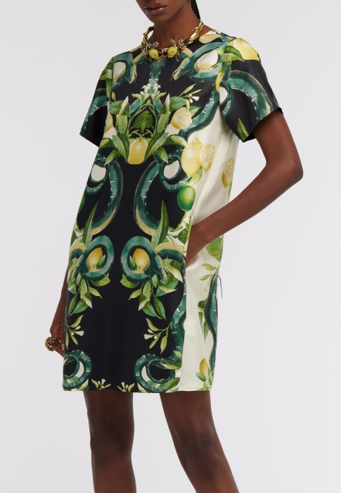 платье  из италии вид сбоку