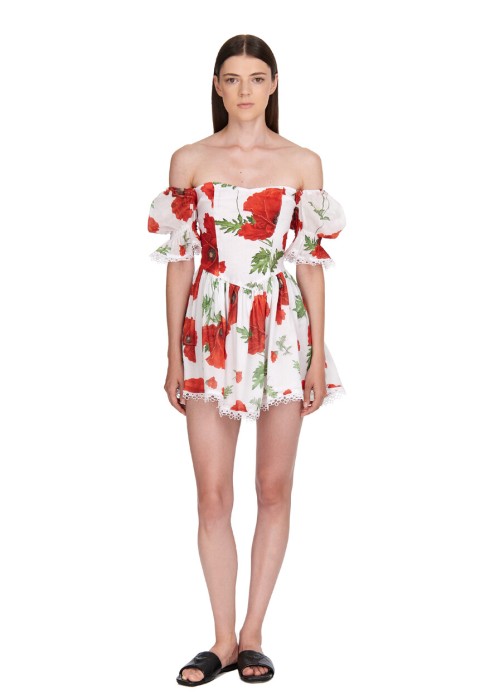 платье  от бренда positano couture by blitz вид слева