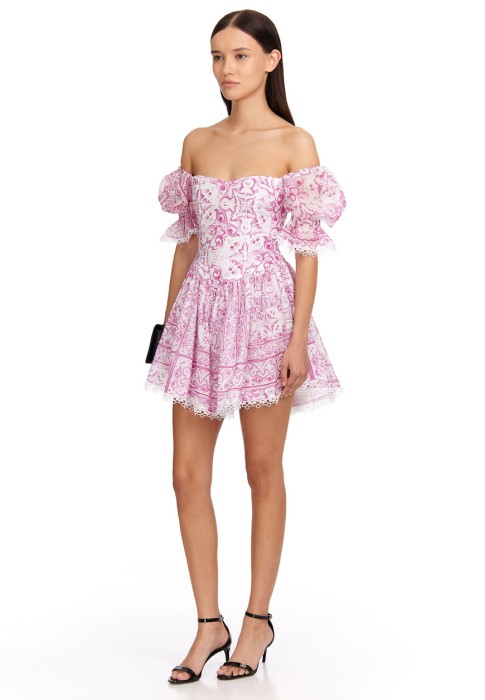 платье  от бренда positano couture by blitz вид слева