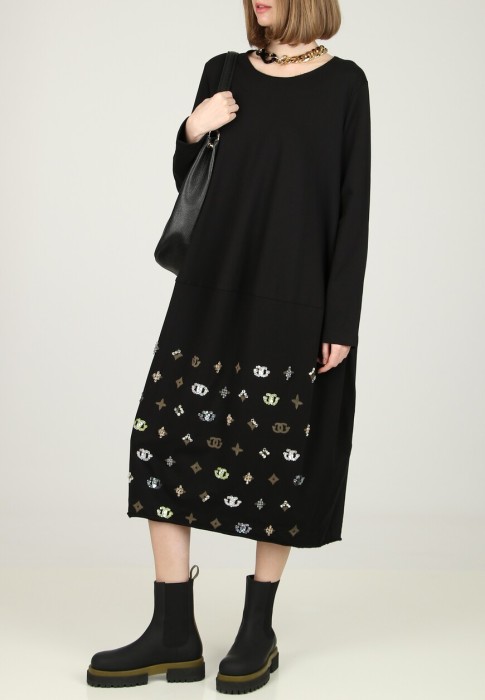 платье  из италии вид сбоку