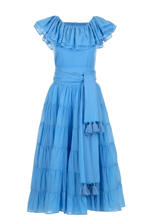 Товар с артикулом RITA MAXI DRESS вид сзади