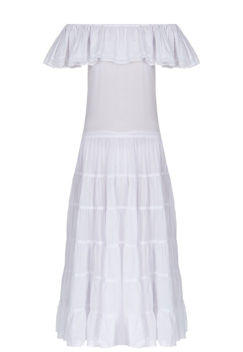 Товар с артикулом RITA MAXI DRESS вид сзади