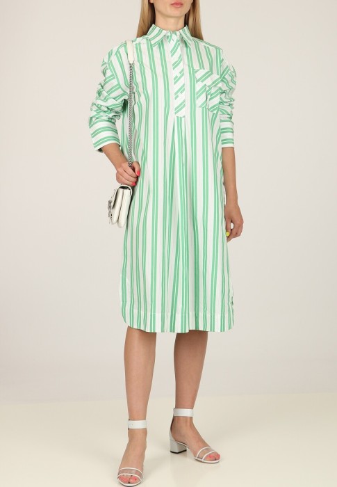 платье  от бренда ganni вид слева