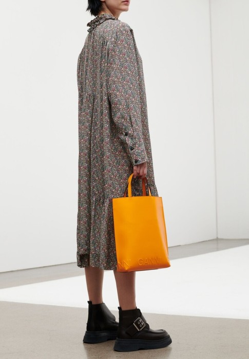 платье  от бренда ganni вид слева