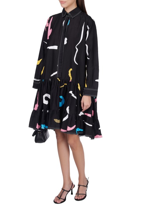 платье  из италии вид сбоку