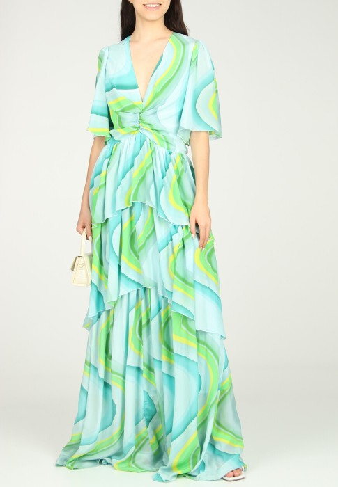 платье  из италии вид сбоку