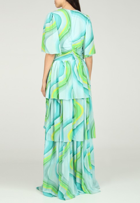 Товар зеленого цвета с внутренней стороны