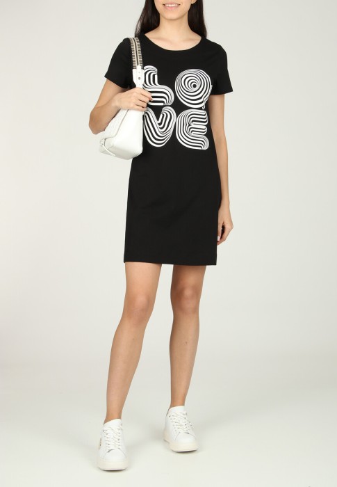 платье  от бренда moschino love вид слева