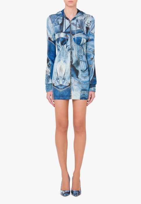 платье  от бренда moschino jeans вид слева