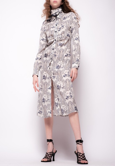 платье  из италии вид сбоку