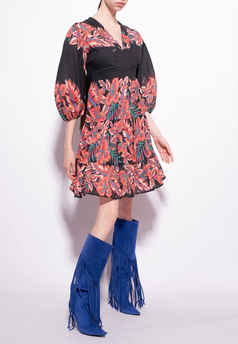 платье  из италии вид сбоку