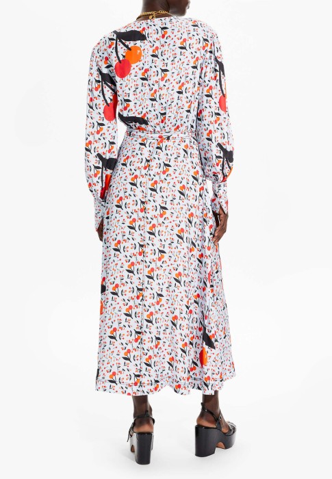 платье  из франции вид сбоку