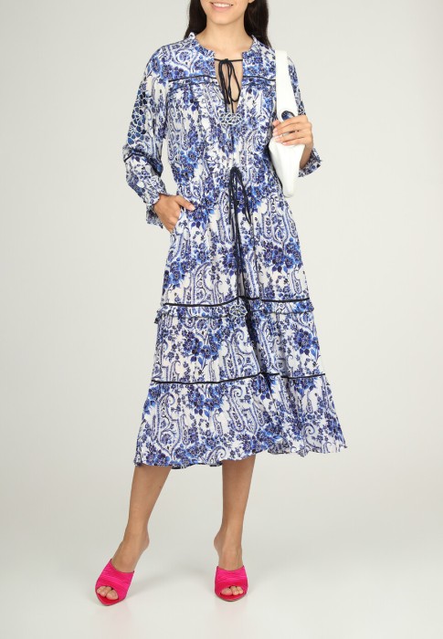 платье  от бренда taj by sabrina crippa вид слева