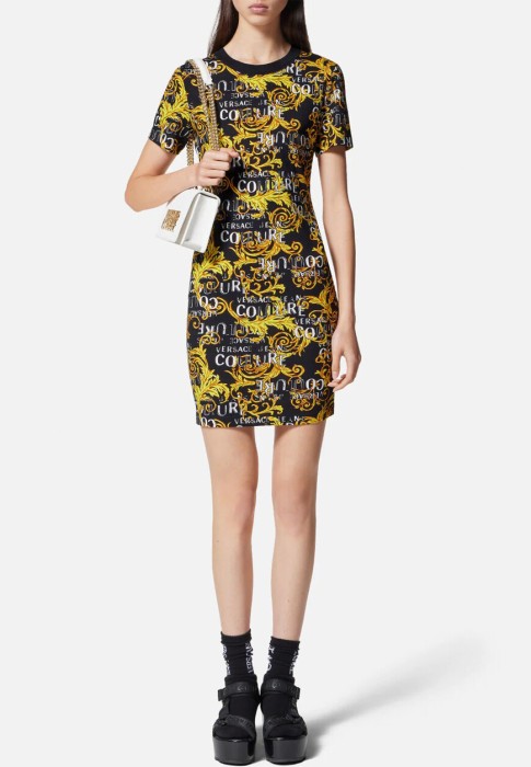 платье  от бренда versace jeans couture вид слева