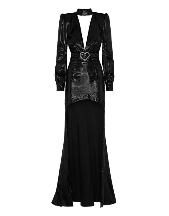 платье  от бренда philipp plein вид слева