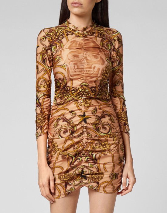 платье  от бренда philipp plein вид слева