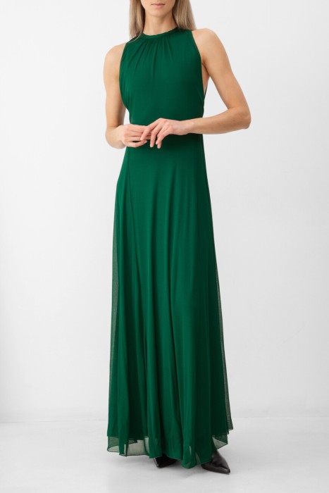 платье  из полиэстера спереди