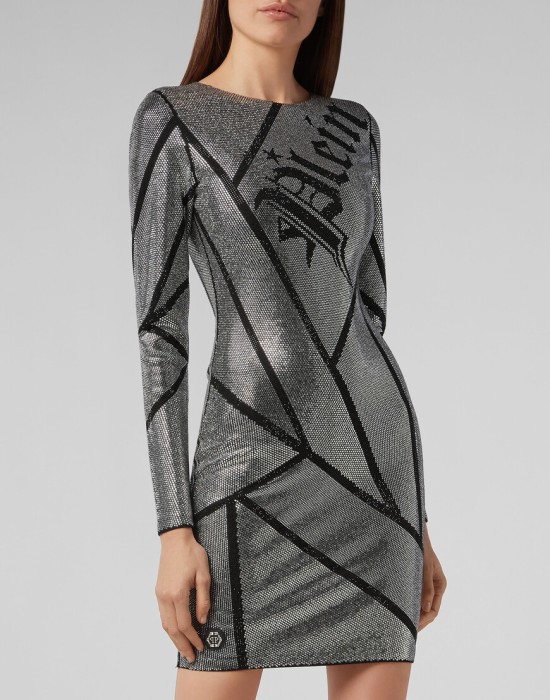 платье  от бренда philipp plein вид слева