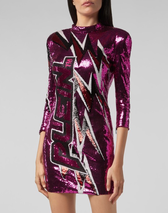 платье  от бренда philipp plein вид слева