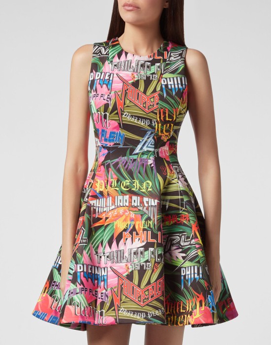 платье  от бренда philipp plein вид слева